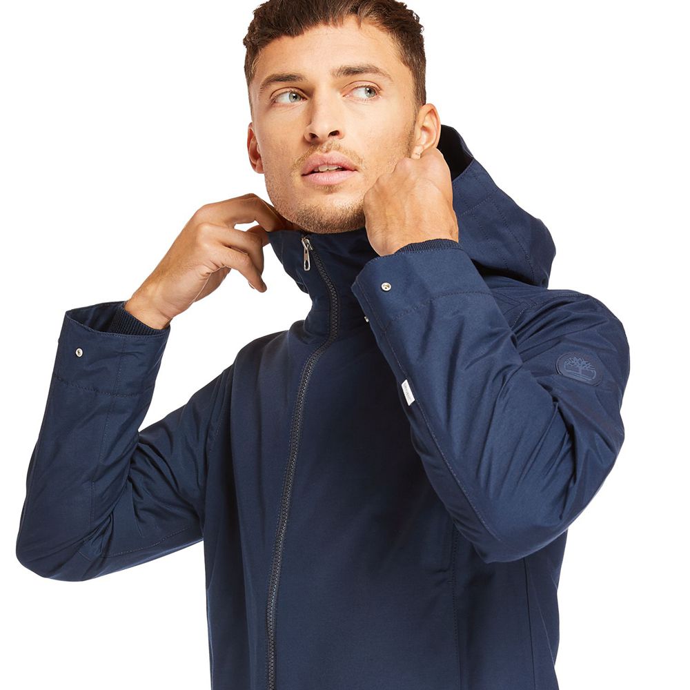 Chaquetas Timberland Hombre Ragged Mountain Waterproof Azul Marino - Chile EAI-392187